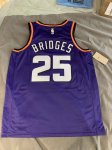 NBA 25 Bridges Phoenix Suns 2022-23 classic edition Maillot Violet